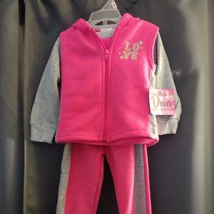 "DIVA" Infant Girls 3 piece set  NWT